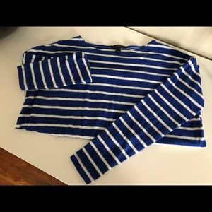 J. Crew Long Sleeve Stripped Shirt